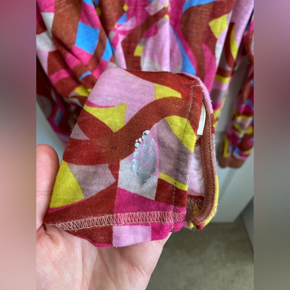 Free People Movement Keep Rolling Printed V Neck Long Sleeve - Picture 9 of 10